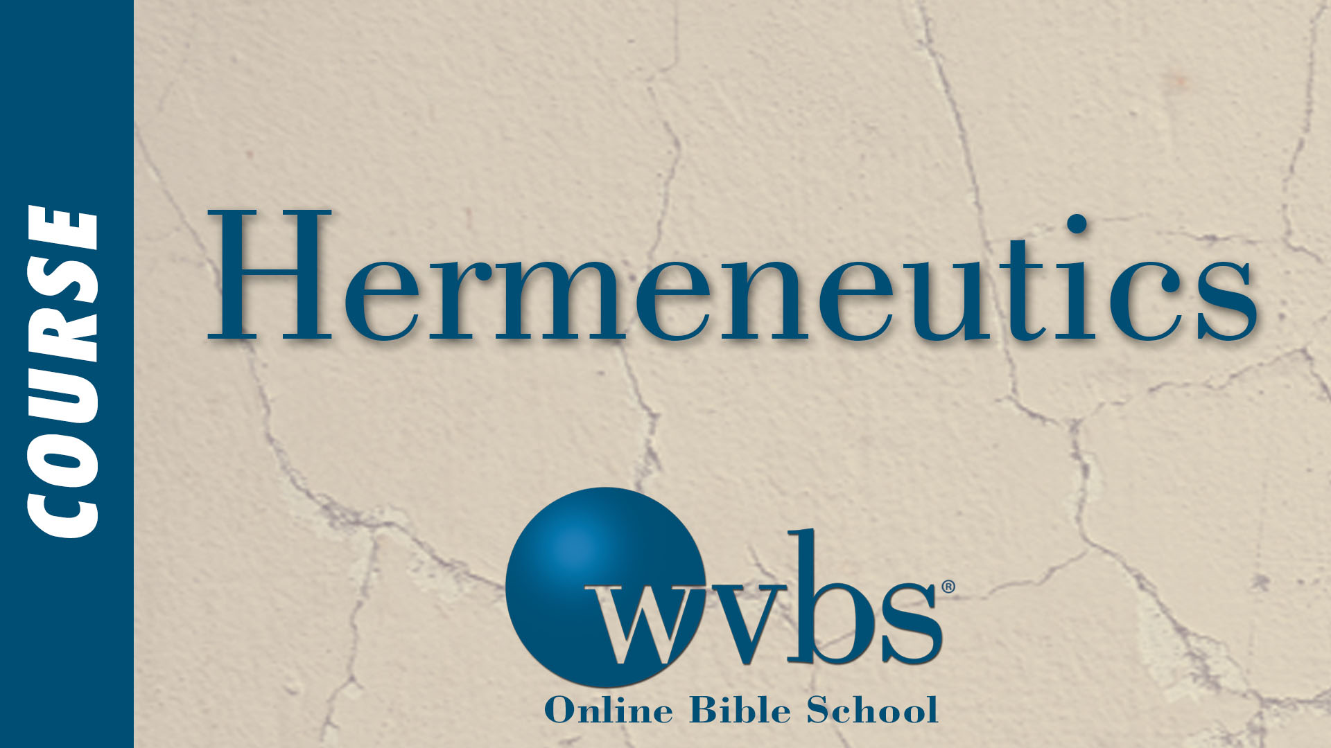 Course - Hermeneutics